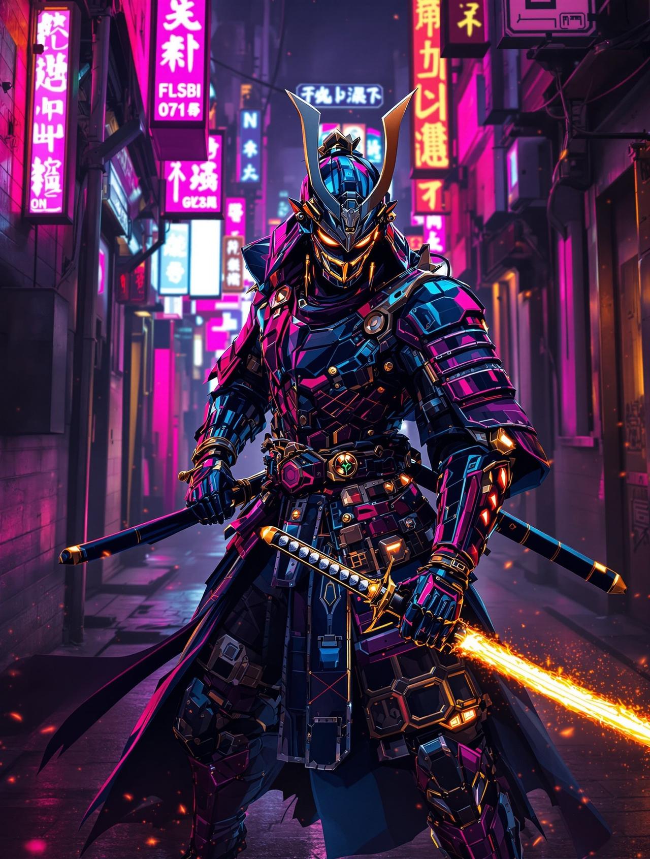 亲亲漫画热映中 - 霓虹武士